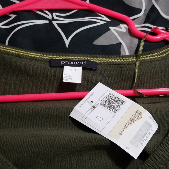 Promod Olive Green Cardigan - Picture 3 of 3